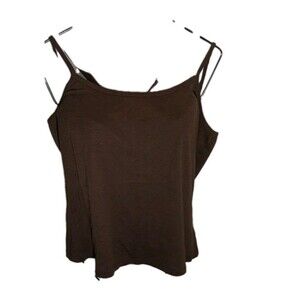 Women's Sonoma Lifestyles Everyday Camisole Cami Brown Size XL